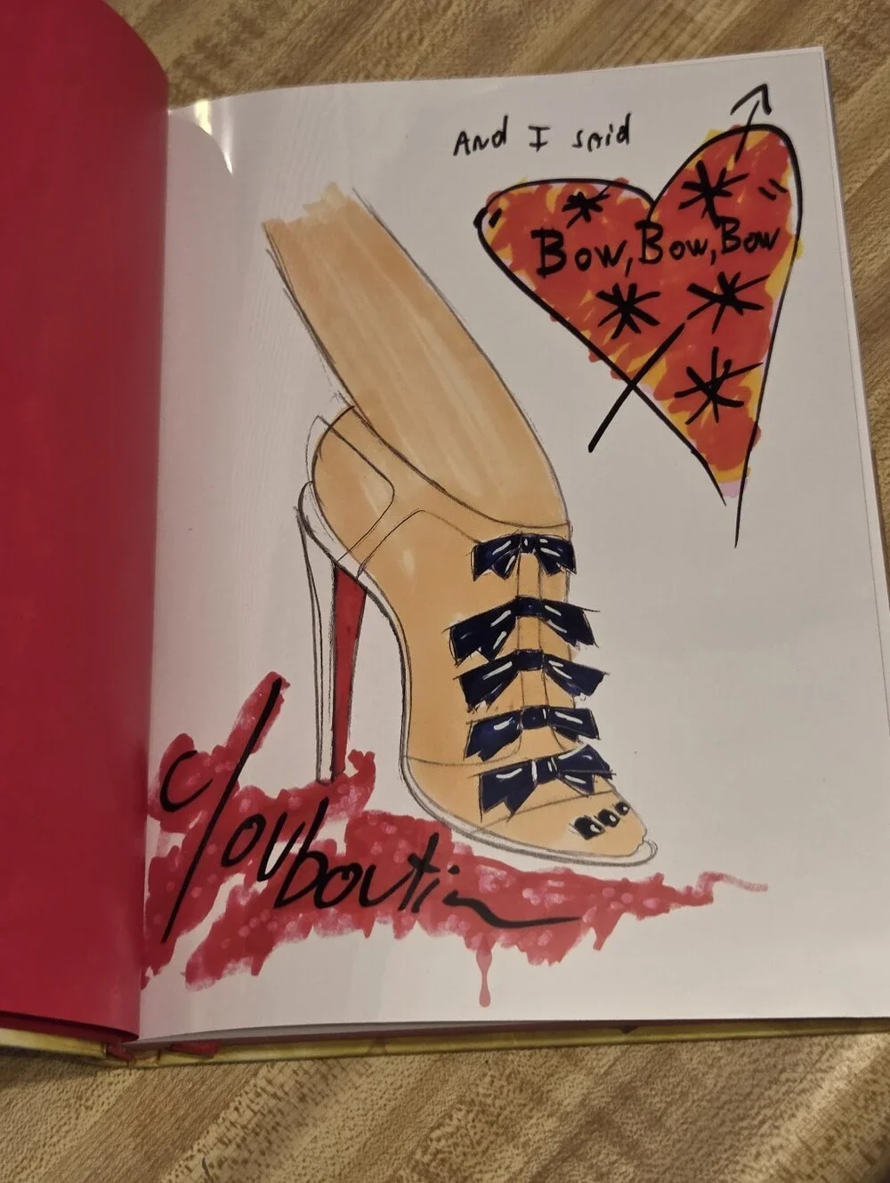 Christian Louboutin NWT RARE hardcover Journal